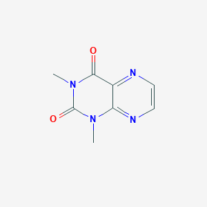 molecular formula C8H8N4O2 B089055 1,3-Dimethylpteridine-2,4-dione CAS No. 13401-18-8