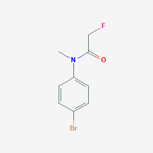molecular formula C9H9BrFNO B089060 N-(4-bromophenyl)-2-fluoro-N-methylacetamide CAS No. 10385-00-9
