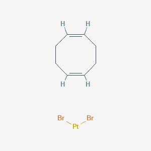 molecular formula C8H12Br2Pt B089061 Dibromo(1,5-cyclooctadiene)platinum(II) CAS No. 12145-48-1