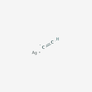 molecular formula C2HAg B089099 Silver acetylide CAS No. 13092-75-6