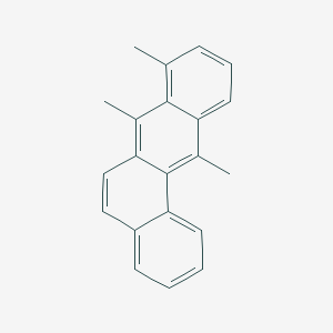 molecular formula C21H18 B089103 7,8,12-Trimethylbenz(a)anthracene CAS No. 13345-64-7