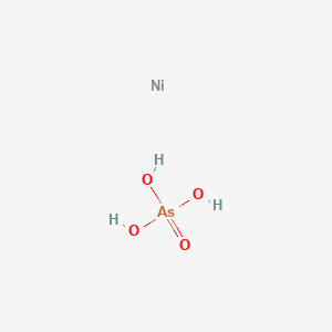 molecular formula As2Ni3O8 B089116 Trinickel bis(arsenate) CAS No. 13477-70-8