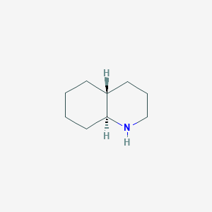 molecular formula C9H17N B008913 trans-Decahydroquinoline CAS No. 105728-23-2