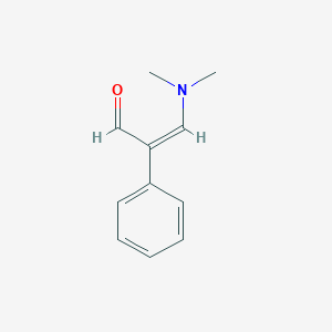 molecular formula C11H13NO B089130 3-(Dimethylamino)-2-phenylacrolein CAS No. 15131-89-2
