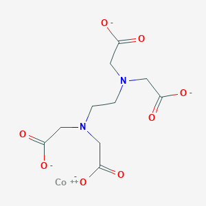 B089132 Cobaltate(2-), [[N,N'-1,2-ethanediylbis[N-[(carboxy-kappaO)methyl]glycinato-kappaN,kappaO]](4-)]-, (OC-6-21)- CAS No. 14931-83-0
