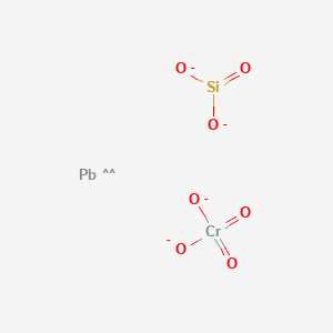 molecular formula CrO7PbSi-4 B089147 Silicic acid, chromium lead salt CAS No. 11113-70-5