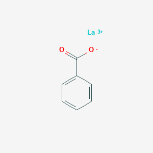 molecular formula C21H15LaO6 B089150 Lanthanum(3+) benzoate CAS No. 14518-63-9