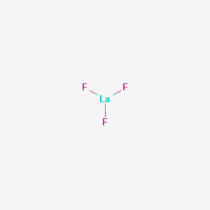 molecular formula F3La B089153 Lanthanum fluoride CAS No. 13709-38-1