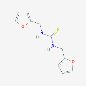 molecular formula C11H12N2O2S B089157 1,3-(二糠基)硫脲 CAS No. 10248-89-2