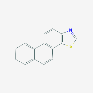 molecular formula C15H9NS B089163 Phenanthro(2,1-d)thiazole CAS No. 14635-33-7