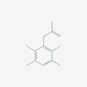 molecular formula C14H20 B089177 2-Methyl-3-(2,3,5,6-tetramethylphenyl)-1-propene CAS No. 14611-46-2