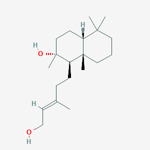 (1R,4aβ)-Decahydro-1β-[(E)-5-hydroxy-3-methyl-3-pentenyl]-2,5,5,8aβ-tetramethylnaphthalen-2α-ol