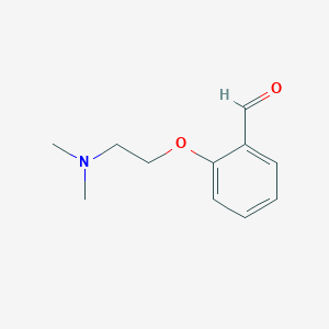 molecular formula C11H15NO2 B089207 2-[2-(二甲氨基)乙氧基]苯甲醛 CAS No. 15182-06-6