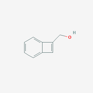 molecular formula C9H8O B089209 Bicyclo[4.2.0]octa-1,3,5,7-tetraen-7-ylmethanol CAS No. 15100-35-3