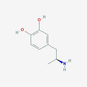molecular formula C9H13NO2 B089211 L-alpha-Methyldopamine CAS No. 14513-20-3