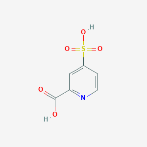 molecular formula C6H5NO5S B089212 4-sulfopyridine-2-carboxylic Acid CAS No. 14045-14-8