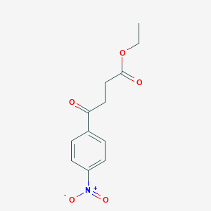 molecular formula C12H13NO5 B089213 4-(4-硝基苯基)-4-氧代丁酸乙酯 CAS No. 15118-70-4