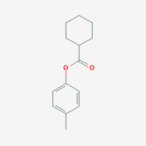 molecular formula C14H18O2 B089222 4-Methylphenyl cyclohexanecarboxylate CAS No. 14224-22-7