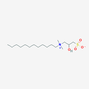 molecular formula C17H38NO4S+ B089224 Lauryl hydroxysultaine CAS No. 13197-76-7
