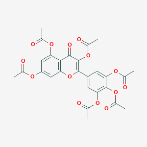 molecular formula C27H22O14 B089226 Myricetin hexaacetate CAS No. 14813-29-7