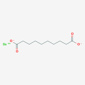 molecular formula C10H16BaO4 B008923 硬脂酸钡 CAS No. 19856-32-7