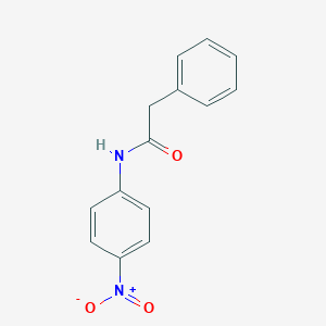 molecular formula C14H12N2O3 B089238 N-(4-nitrophenyl)-2-phenylacetamide CAS No. 13140-77-7