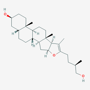 molecular formula C27H44O3 B089251 Pseudosmilagenin CAS No. 11005-21-3