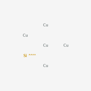 molecular formula Cu5Si B089255 Copper silicide (Cu5Si) CAS No. 12159-07-8