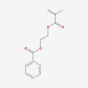 molecular formula C13H14O4 B089258 2-(Benzoyloxy)ethyl methacrylate CAS No. 14778-47-3