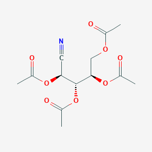 [(2R,3R,4S)-2,3,4-triacetyloxy-4-cyanobutyl] acetate