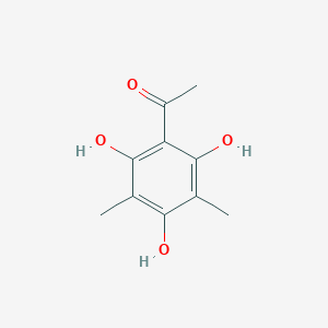 molecular formula C10H12O4 B089274 1-(2,4,6-Trihydroxy-3,5-dimethylphenyl)ethanone CAS No. 13383-63-6