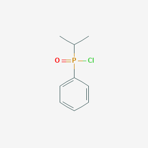 molecular formula C9H12ClOP B089312 Phenyl(propan-2-yl)phosphinic chloride CAS No. 13213-43-9