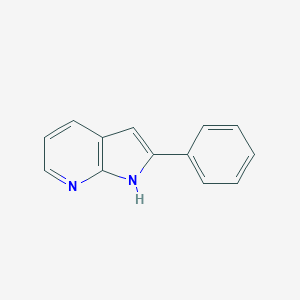molecular formula C13H10N2 B089319 2-苯基-1H-吡咯并[2,3-b]吡啶 CAS No. 10586-52-4