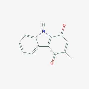 molecular formula C13H9NO2 B008932 Murrayaquinone A CAS No. 100108-66-5
