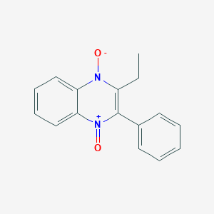 molecular formula C16H14N2O2 B089327 2-Ethyl-3-phenylquinoxaline 1,4-dioxide CAS No. 15034-22-7