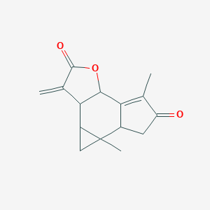 molecular formula C15H16O3 B089330 Anhydroivaxillarin CAS No. 10518-13-5