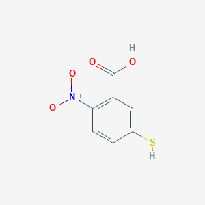 molecular formula C7H5NO4S B089348 5-Mercapto-2-nitro-benzoic acid CAS No. 15139-21-6