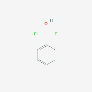 molecular formula C7H6Cl2O B089356 Benzyl alcohol, dichloro- CAS No. 12041-76-8