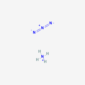 molecular formula NH4N3<br>H4N4 B089357 Ammonium azide CAS No. 12164-94-2
