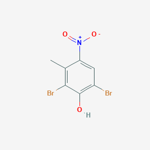molecular formula C7H5Br2NO3 B089358 2,6-Dibromo-3-methyl-4-nitrophenol CAS No. 14401-03-7