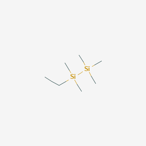 molecular formula C7H20Si2 B089361 Ethylpentamethyldisilane CAS No. 15063-64-6