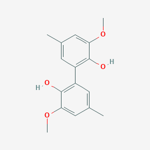 molecular formula C16H18O4 B089365 Dimethoxy di-p-cresol CAS No. 13990-86-8