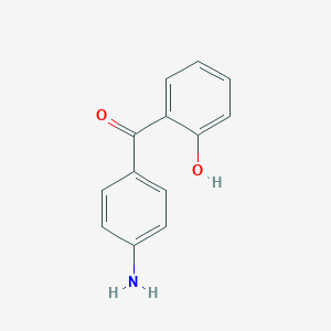 molecular formula C13H11NO2 B089366 (4-Aminophenyl)(2-hydroxyphenyl)methanone CAS No. 13134-94-6