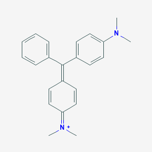 molecular formula C23H25N2.Cl<br>C23H25ClN2 B089374 Basic green 4 CAS No. 10309-95-2