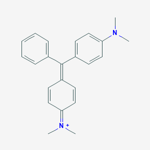 molecular formula C23H25N2+ B089374 孔雀绿阳离子 CAS No. 10309-95-2