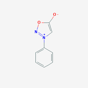 molecular formula C8H7N2O2+ B089390 3-Phenylsydnone CAS No. 120-06-9