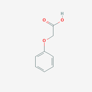 molecular formula C8H8O3<br>C6H5OCH2COOH B089392 Phenoxyacetic Acid CAS No. 122-59-8