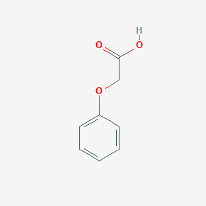 molecular formula C8H8O3 B089392 Phenoxyacetic acid CAS No. 122-59-8