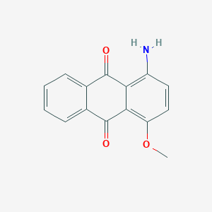molecular formula C15H11NO3 B089399 1-Amino-4-methoxyanthraquinone CAS No. 116-83-6