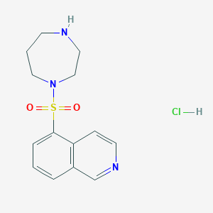 molecular formula C14H18ClN3O2S B000894 Fasudil hydrochloride CAS No. 105628-07-7